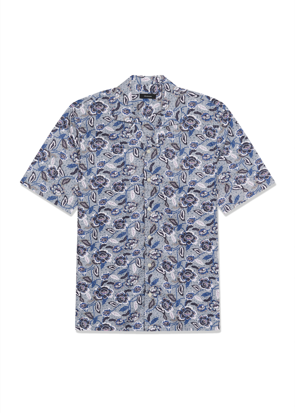 Klampo Short Sleeve Shirt - Chambray Blue - Matinique Canada - Danali - 30209099