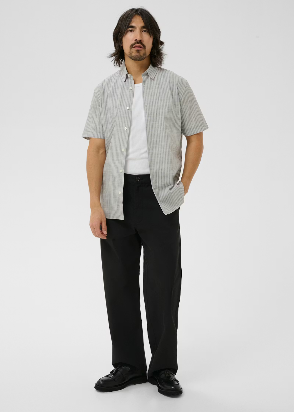 Trostol Short Sleeve Shirt - Dark Navy - Matinique Canada - Danali - 30209102