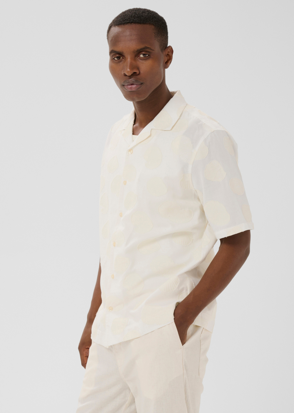 Klampo Short Sleeve Shirt - Vanilla Ice - Matinique Canada - Danali - 30209107