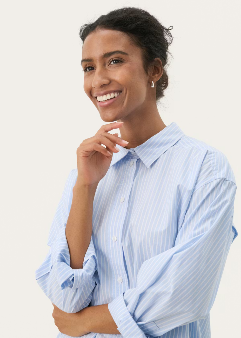 Savanna Shirt - Blue Stripe - Part Two Canada - Danali - 30308535