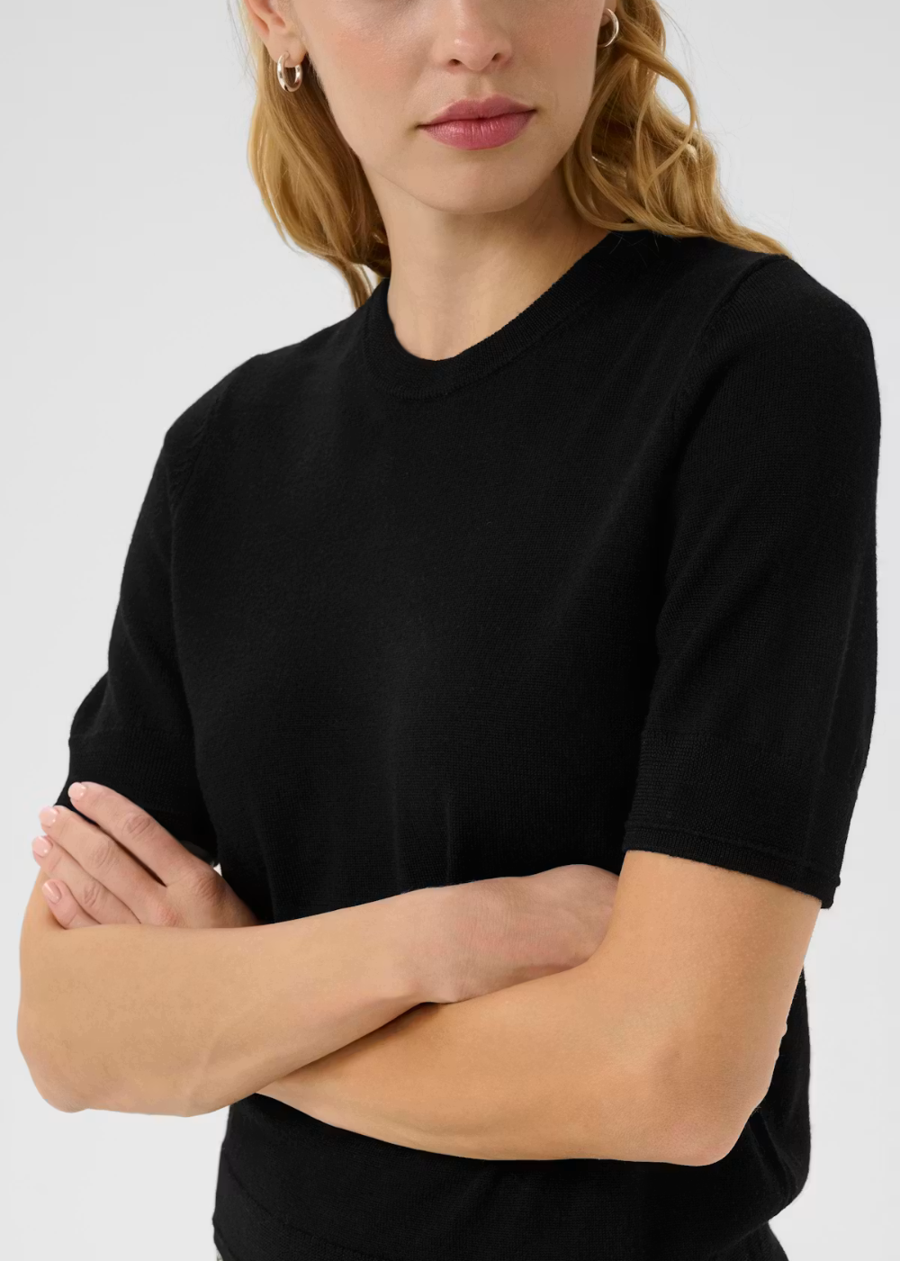 Natanya SS Sweater - Black - Part Two Canada - Danali - 30309791