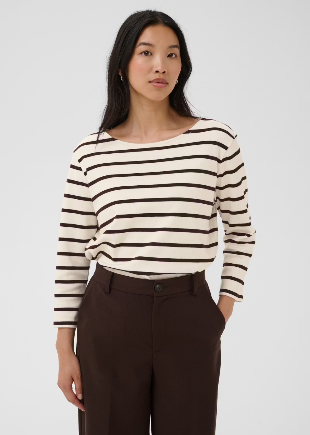 Nela T-Shirt - Mole Stripe - Part Two Canada - Danali - 30309864