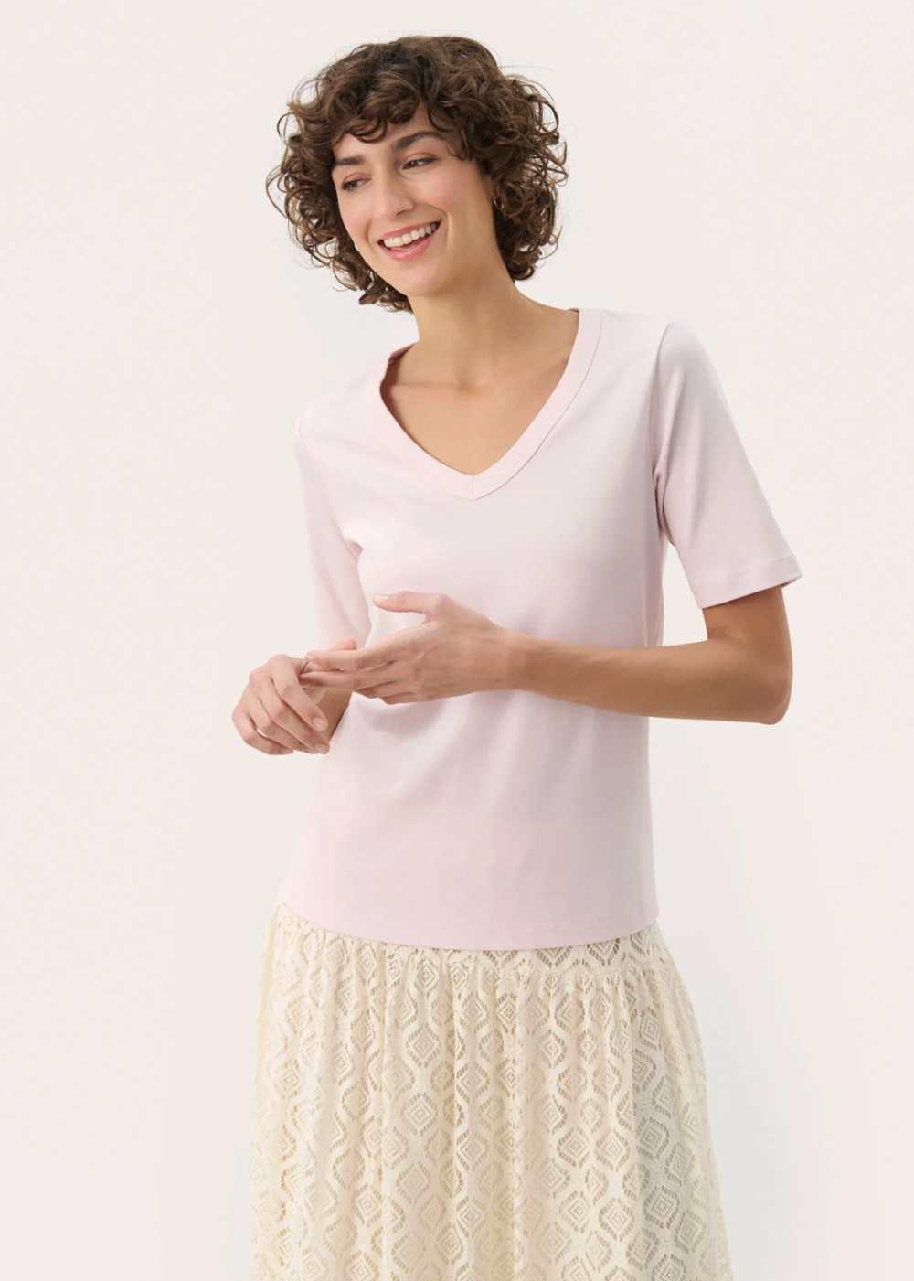 Ratansa T-Shirt - Mauve Chalk - Part Two Canada - Danali - 30309871
