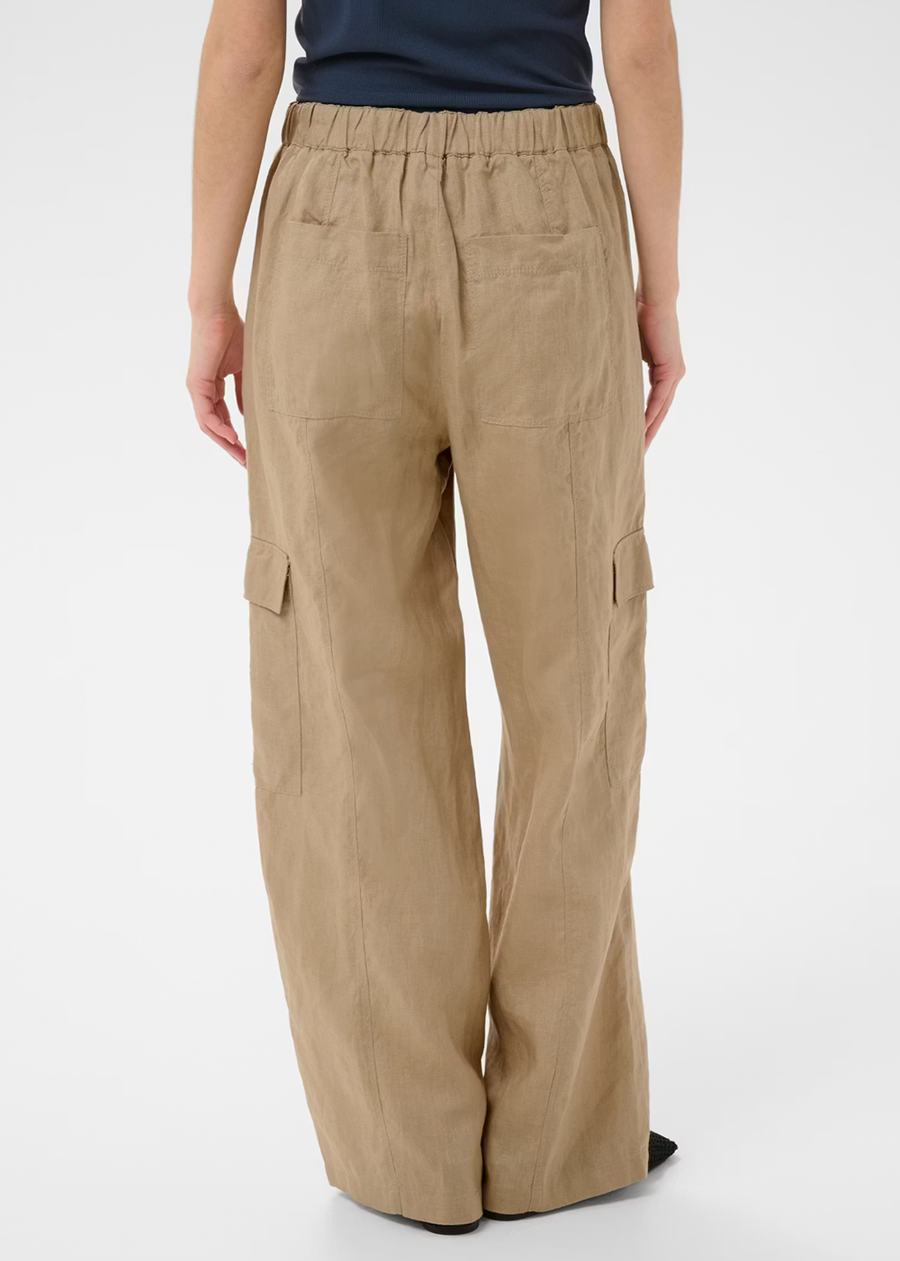 Atena Linen Pant - Silver Mink - Part Two Canada - Danali - 30310409