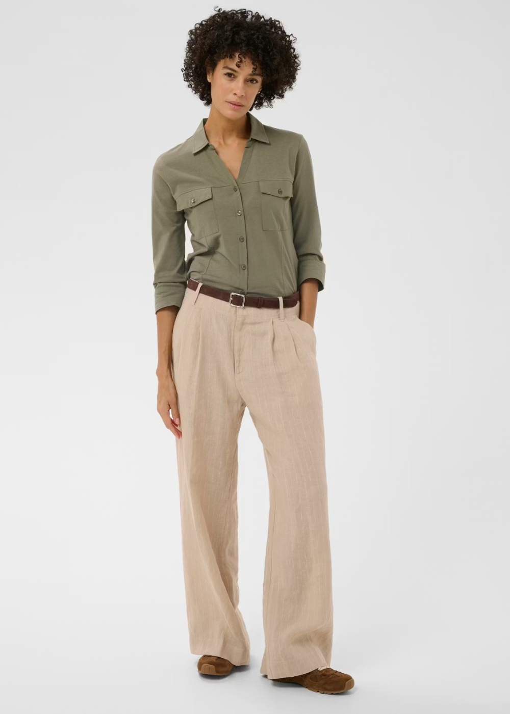 Anise Shirt - Smokey Olive - Part Two Canada - Danali - 30310464