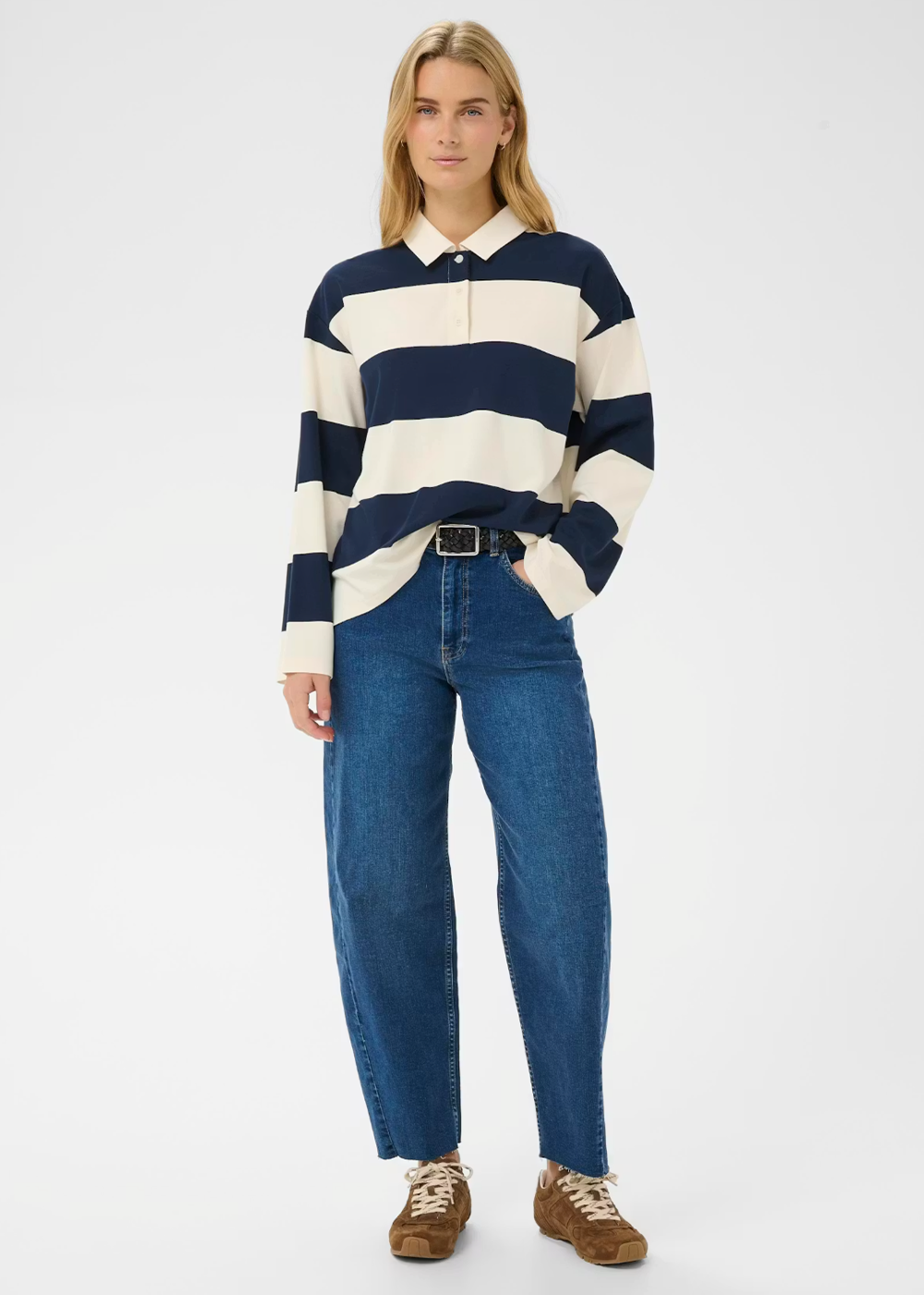 Amari Rugby Stripe T-Shirt - After Midnight - Part Two Canada - Danali - 30310469