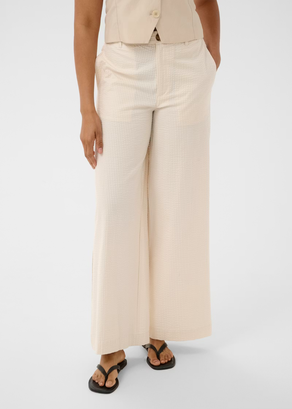 Brita Pant - Whisper White Stripe - Part Two Canada - Danali - 30310552