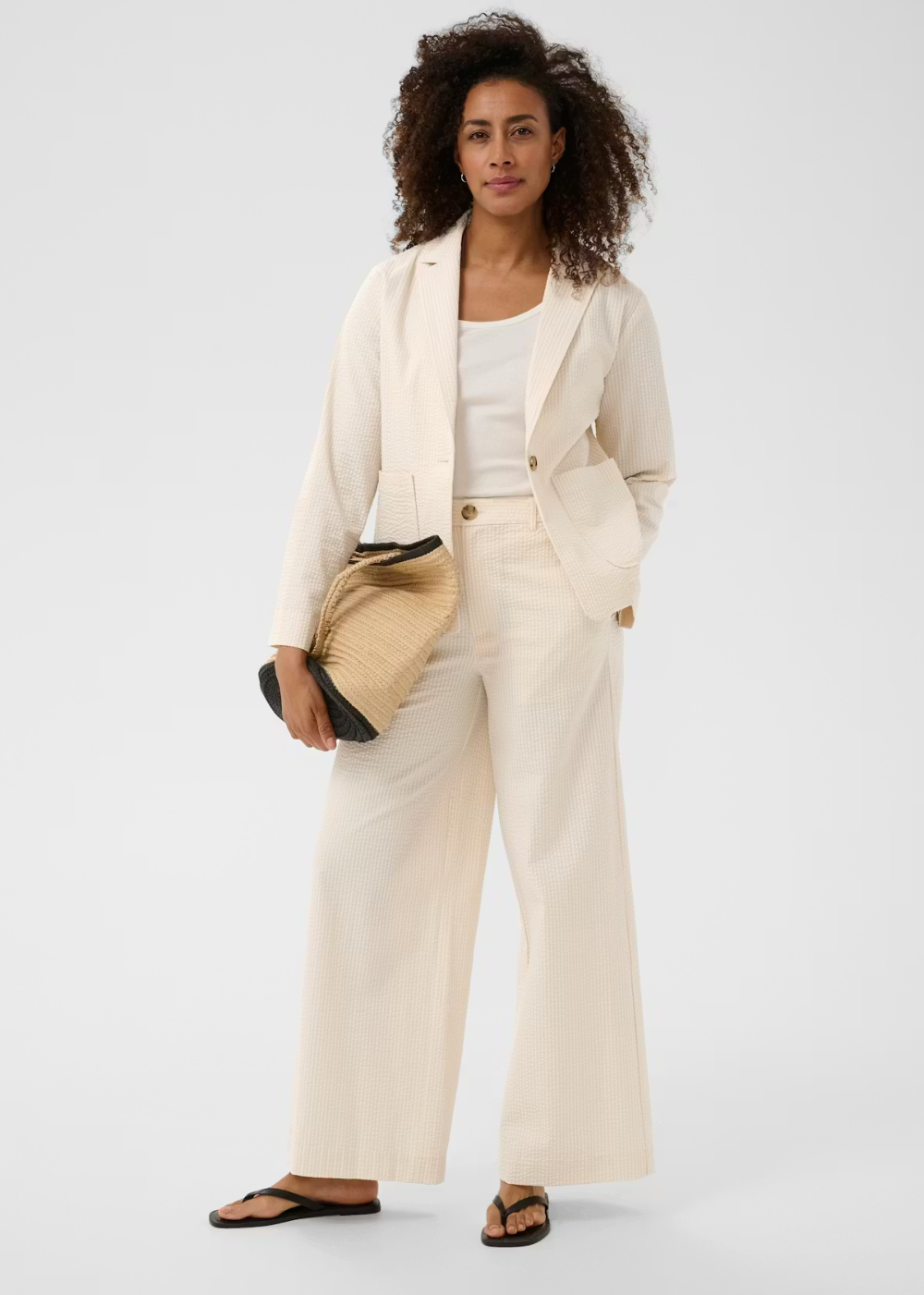 Brita Pant - Whisper White Stripe - Part Two Canada - Danali - 30310552
