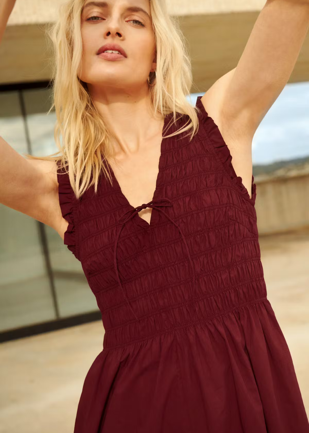 Borgnette Dress - Burnt Russet - Part Two Canada - Danali - 30310655