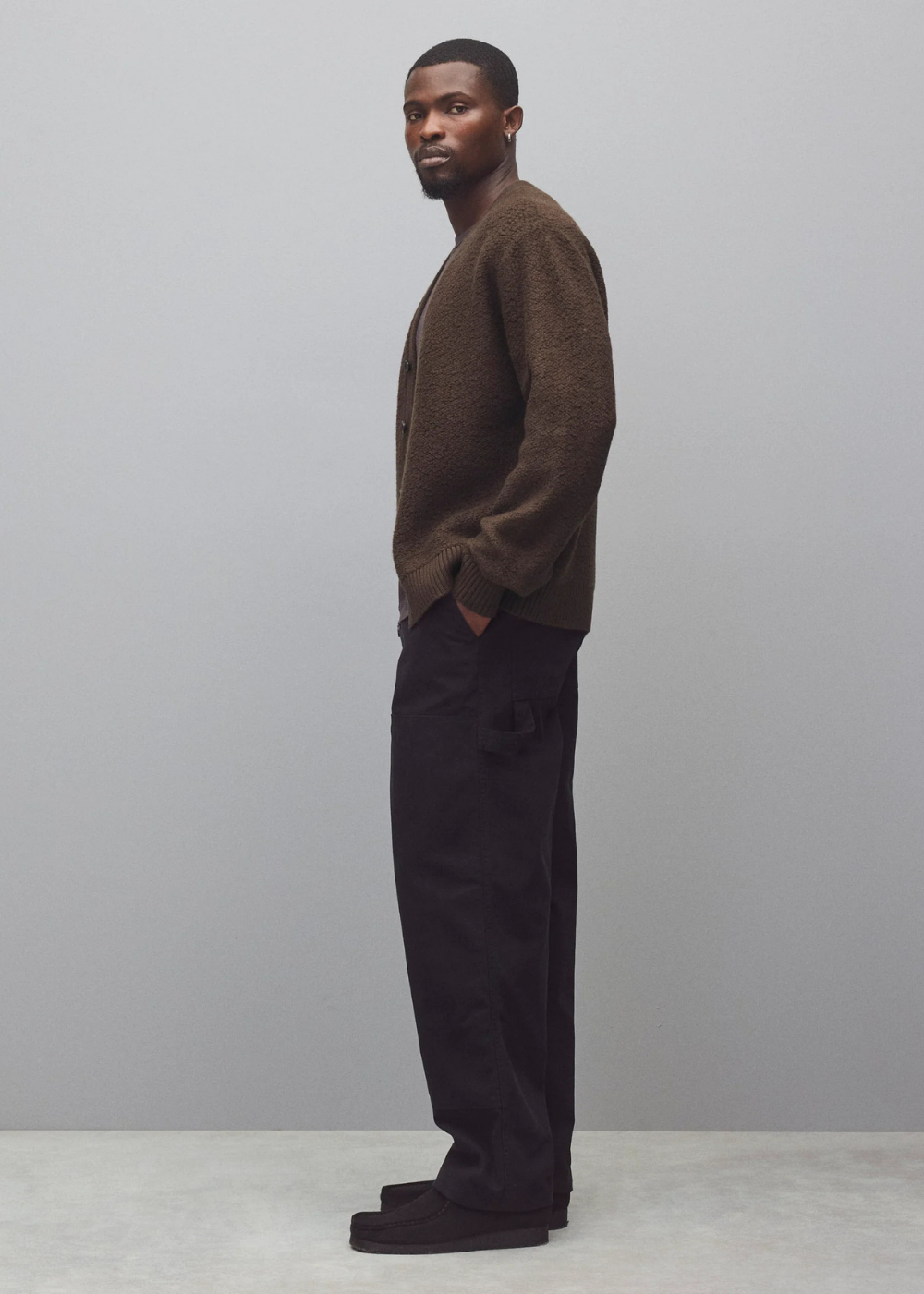 Textured Boucle Turf Cardigan