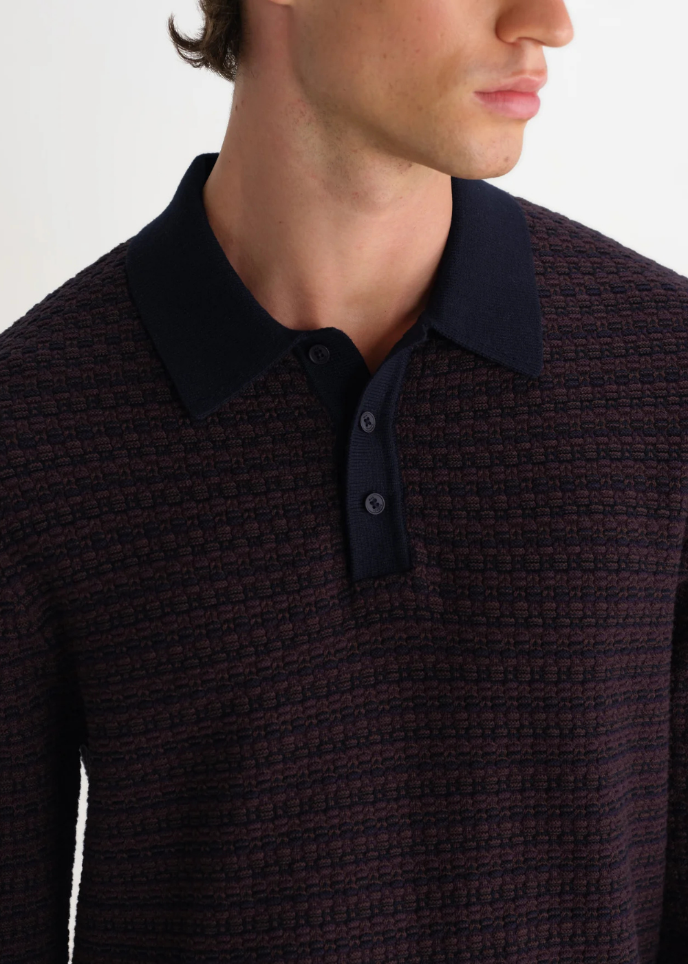 Oban L/S Polo Mini Geo Multi