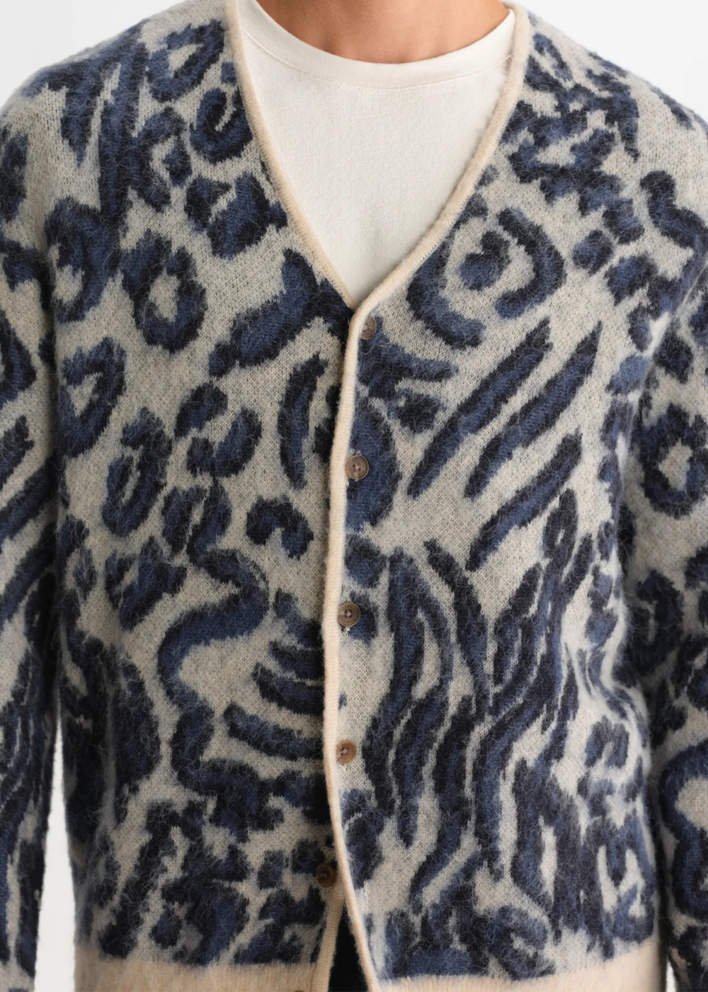 Alban Cardigan Abstract Animal