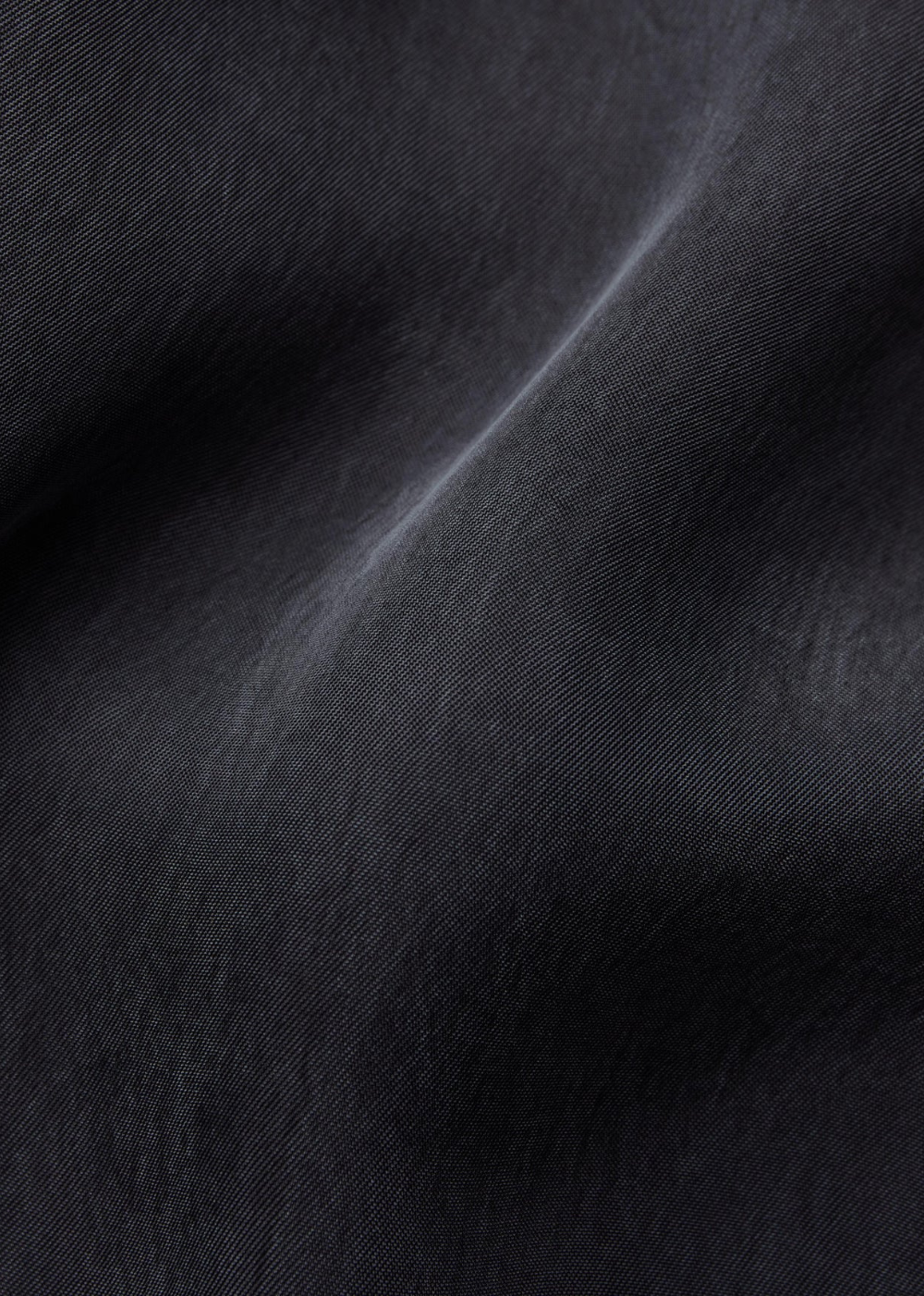 Cupro Utility Shirt - Black - 3sixteen Canada - Danali