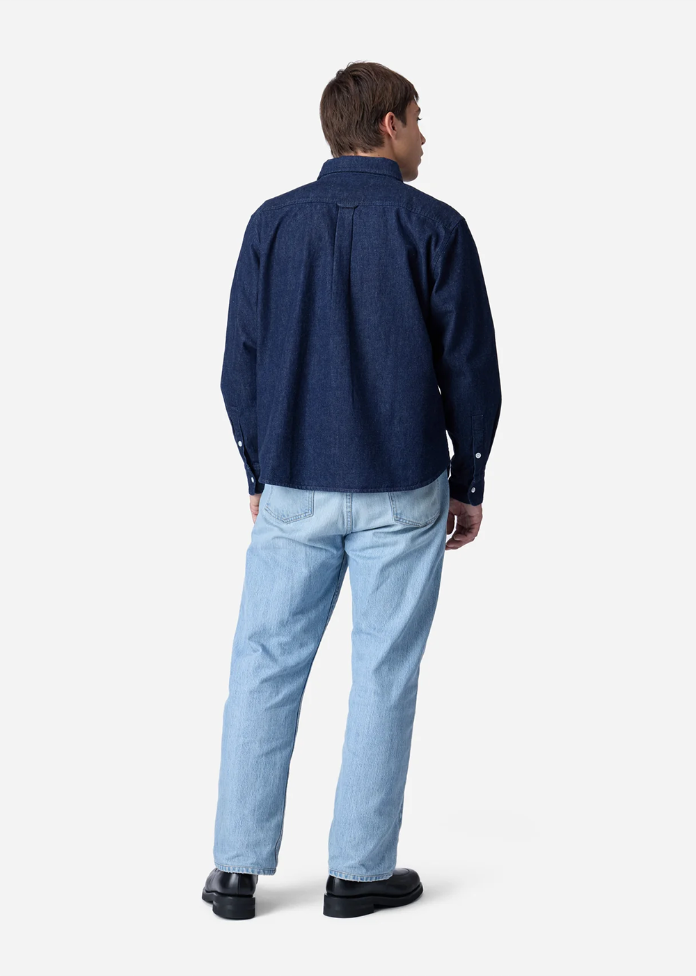 Denim Button Down Shirt - Indigo - 3sixteen Canada - Danali