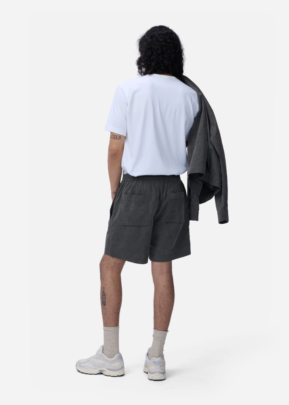 Gusset Short - Graphite - 3sixteen Canada - Danali