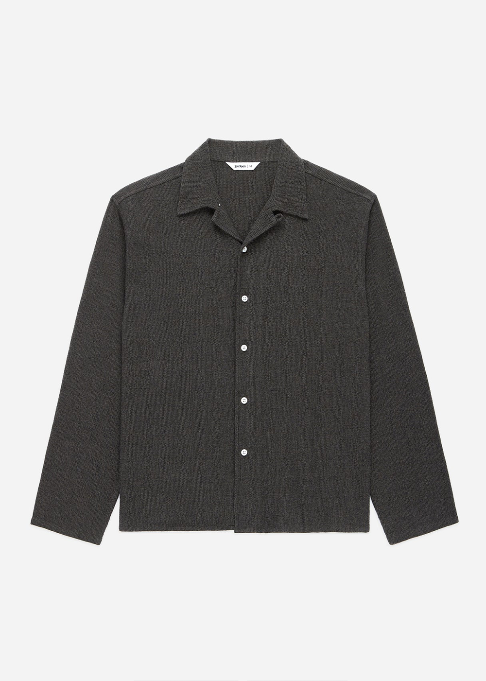 Marled Loop Collar Shirt - Chocolate - 3sixteen Canada - Danali