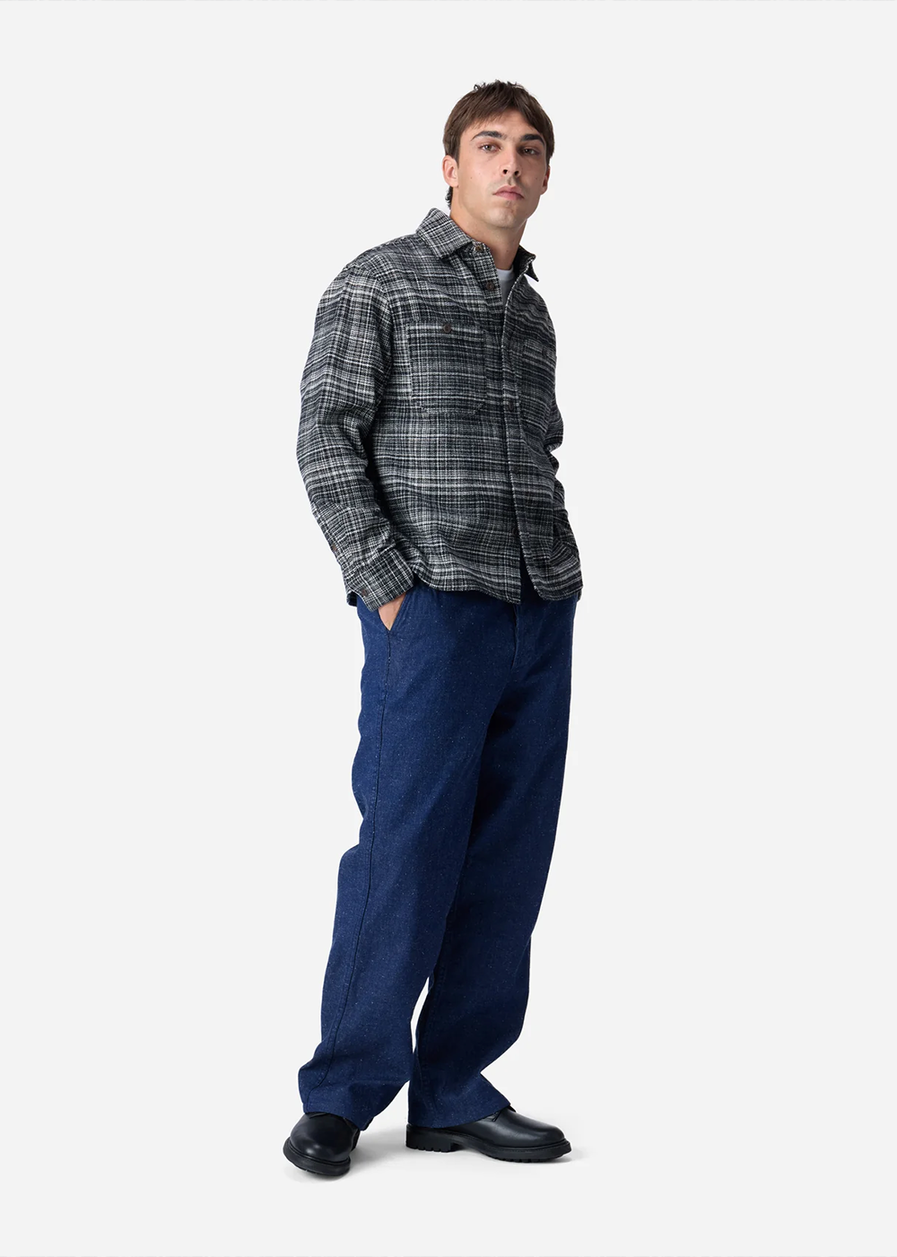 Utility Flannel Static Plaid - 3sixteen Canada - Danali