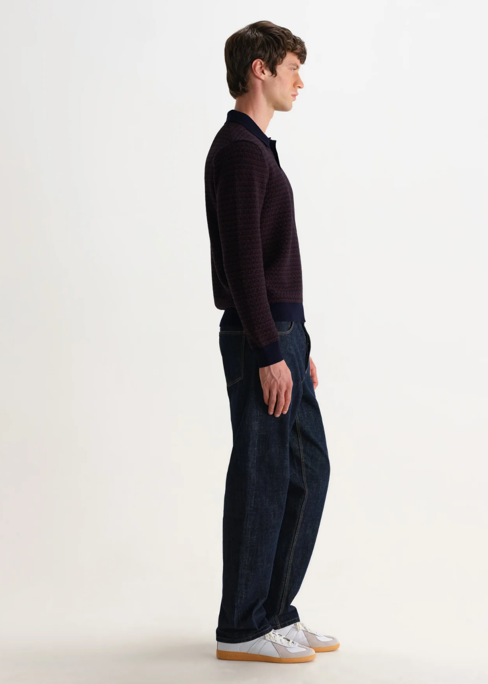 Oban L/S Polo Mini Geo Multi