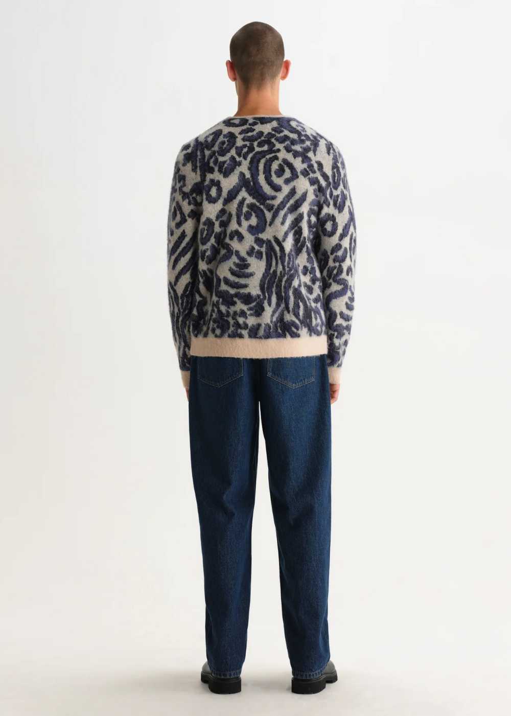 Alban Cardigan Abstract Animal