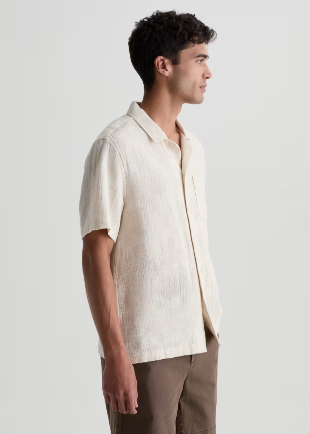Foster Short Sleeve Shirt - Natural Multi - AG Jeans Canada - Danali - 70752SJDNAMT