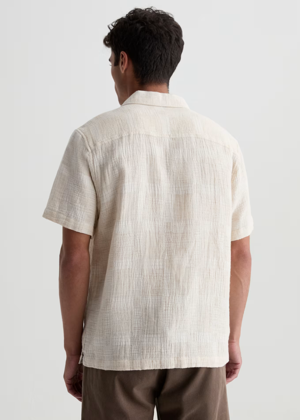 Foster Short Sleeve Shirt - Natural Multi - AG Jeans Canada - Danali - 70752SJDNAMT