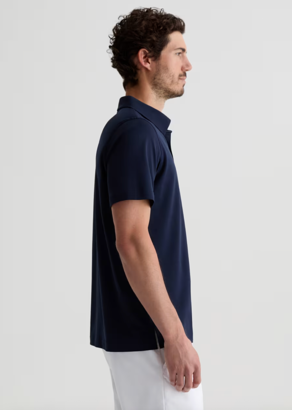 Bryce Air Luxe Polo T-Shirt - Deep Navy - AG Jeans Canada - Danali - 71129PJEDPNY