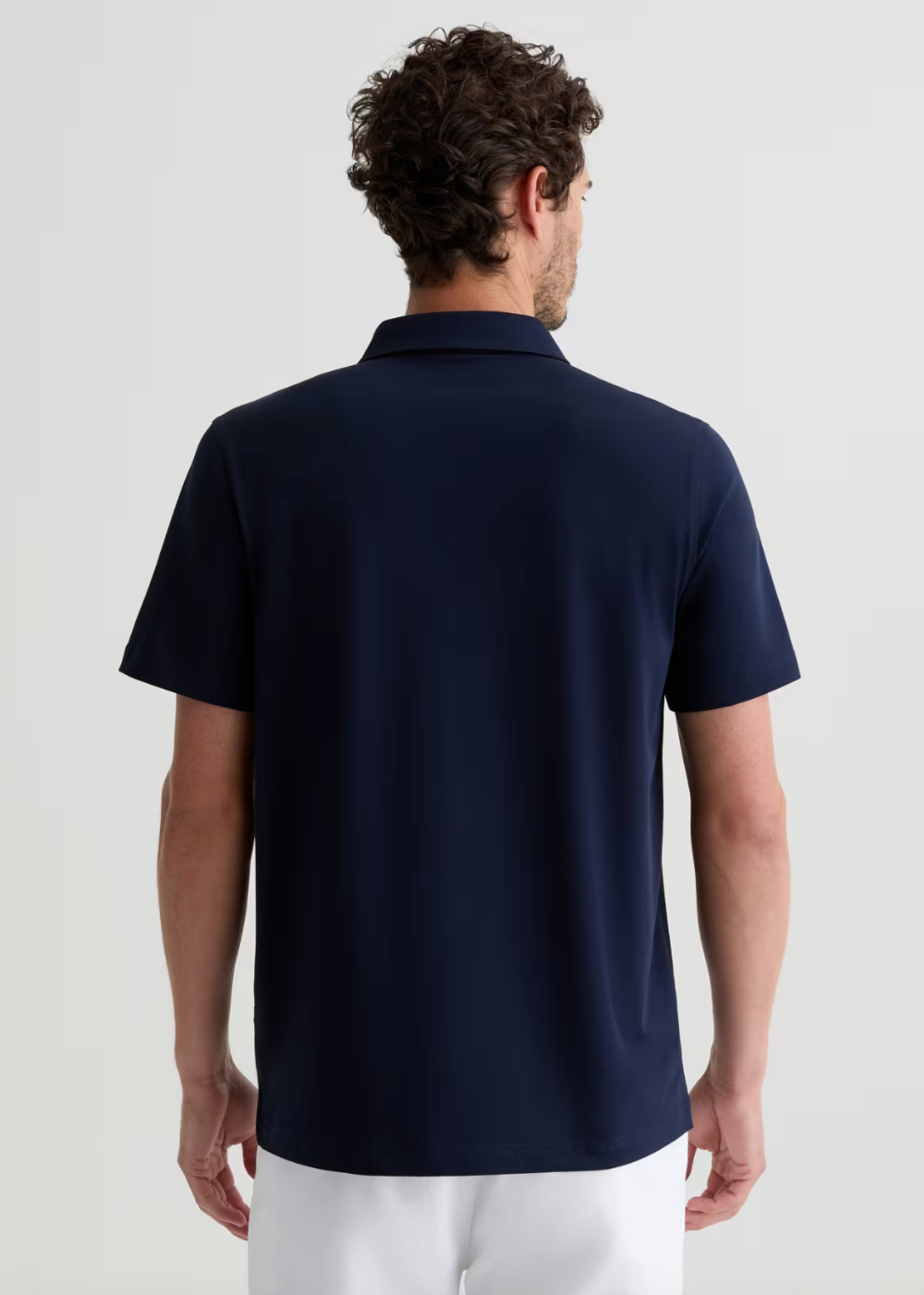 Bryce Air Luxe Polo T-Shirt - Deep Navy - AG Jeans Canada - Danali - 71129PJEDPNY