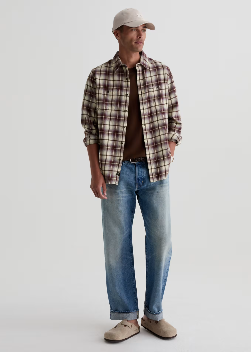 Mason Work Shirt - Purple Multi - AG Jeans Canada - Danali - 71644BOPPRMT
