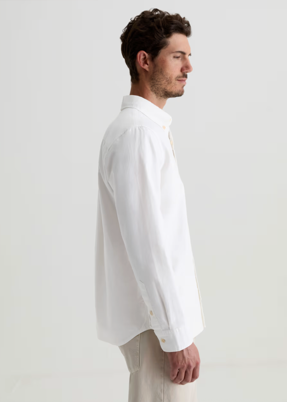 Dean Oxford Shirt - White - AG Jeans Canada - Danali - 71651OXSWHT
