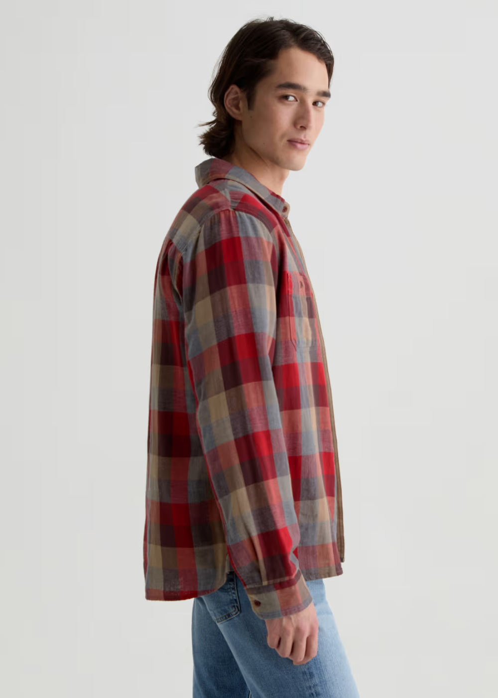 Mason Work Shirt - Clay Multi - AG Jeans Canada - Danali - 71675MDGCLMT