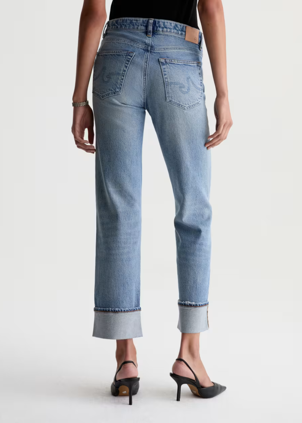 Brinley Mid Rise Straight Leg Jean