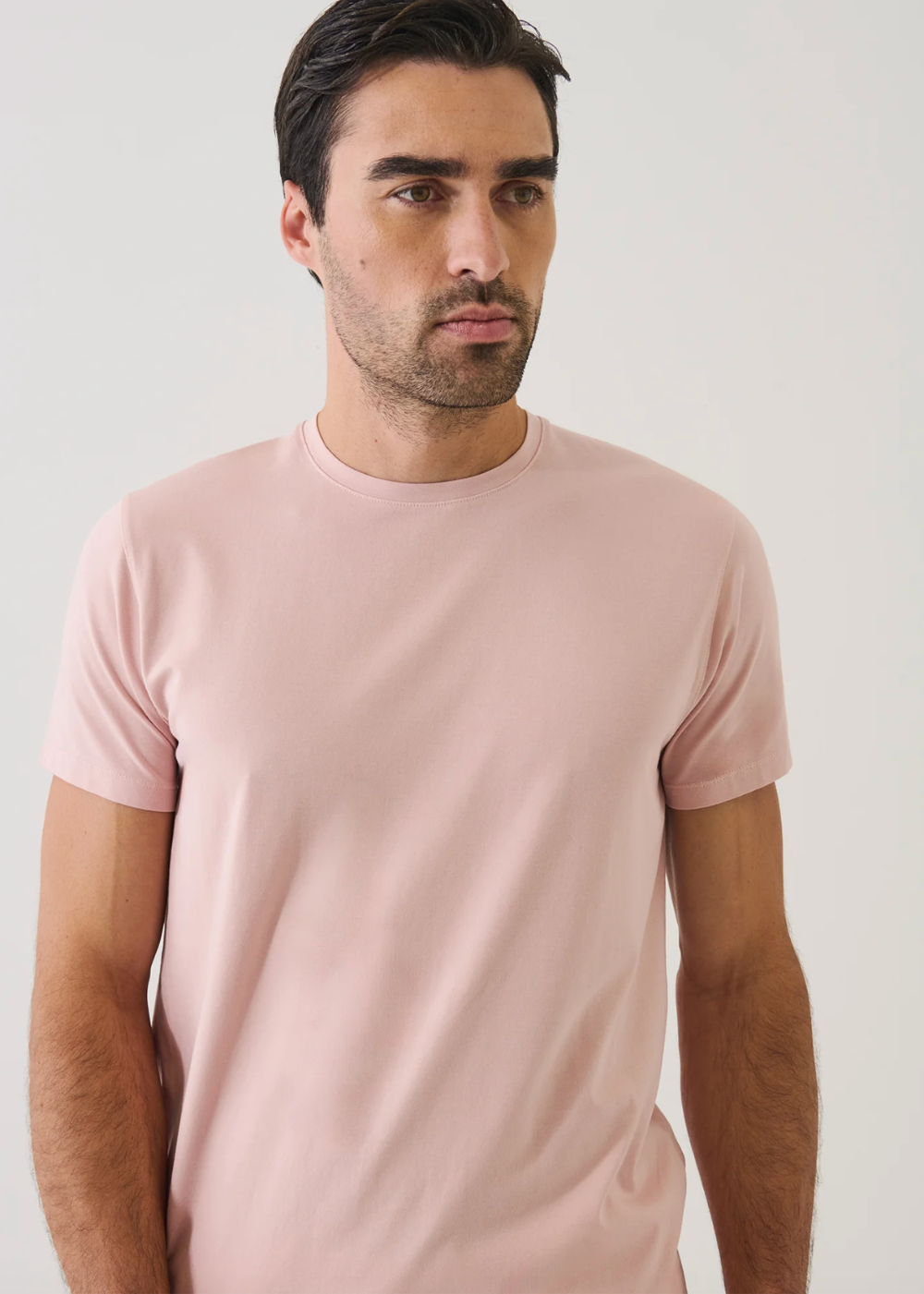 Iconic Pima Cotton Stretch Crew T-Shirt - Patrick Assaraf Canada - Danali - 99A08CB