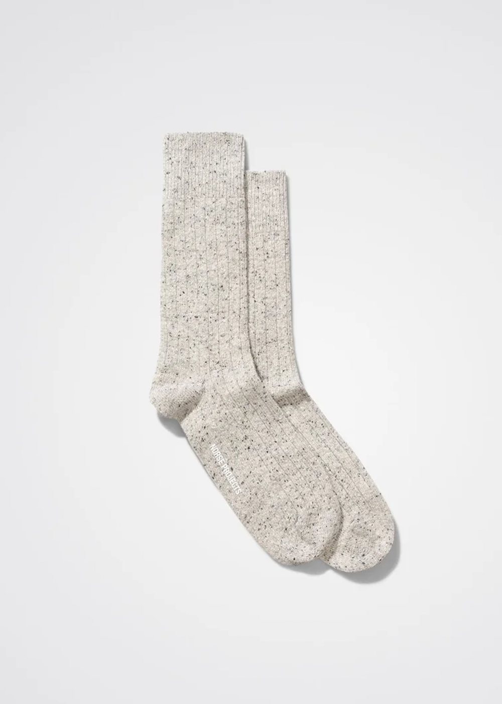 Bjarki Neps Wool Rib Sock