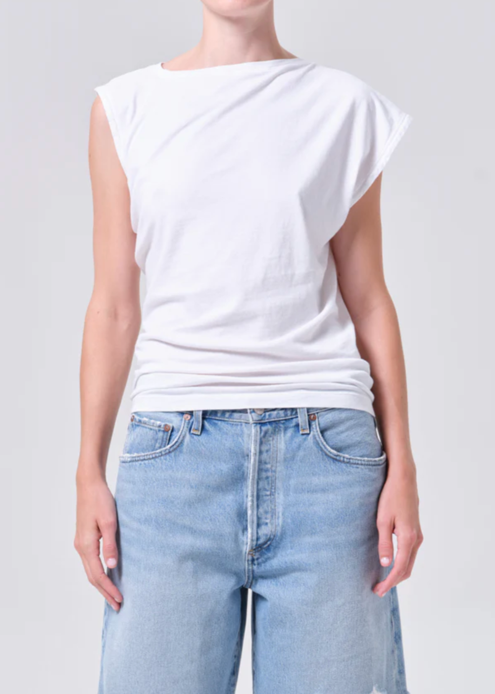 Beth Tee - White - AGOLDE Canada - Danali - A7390-1507-WHT