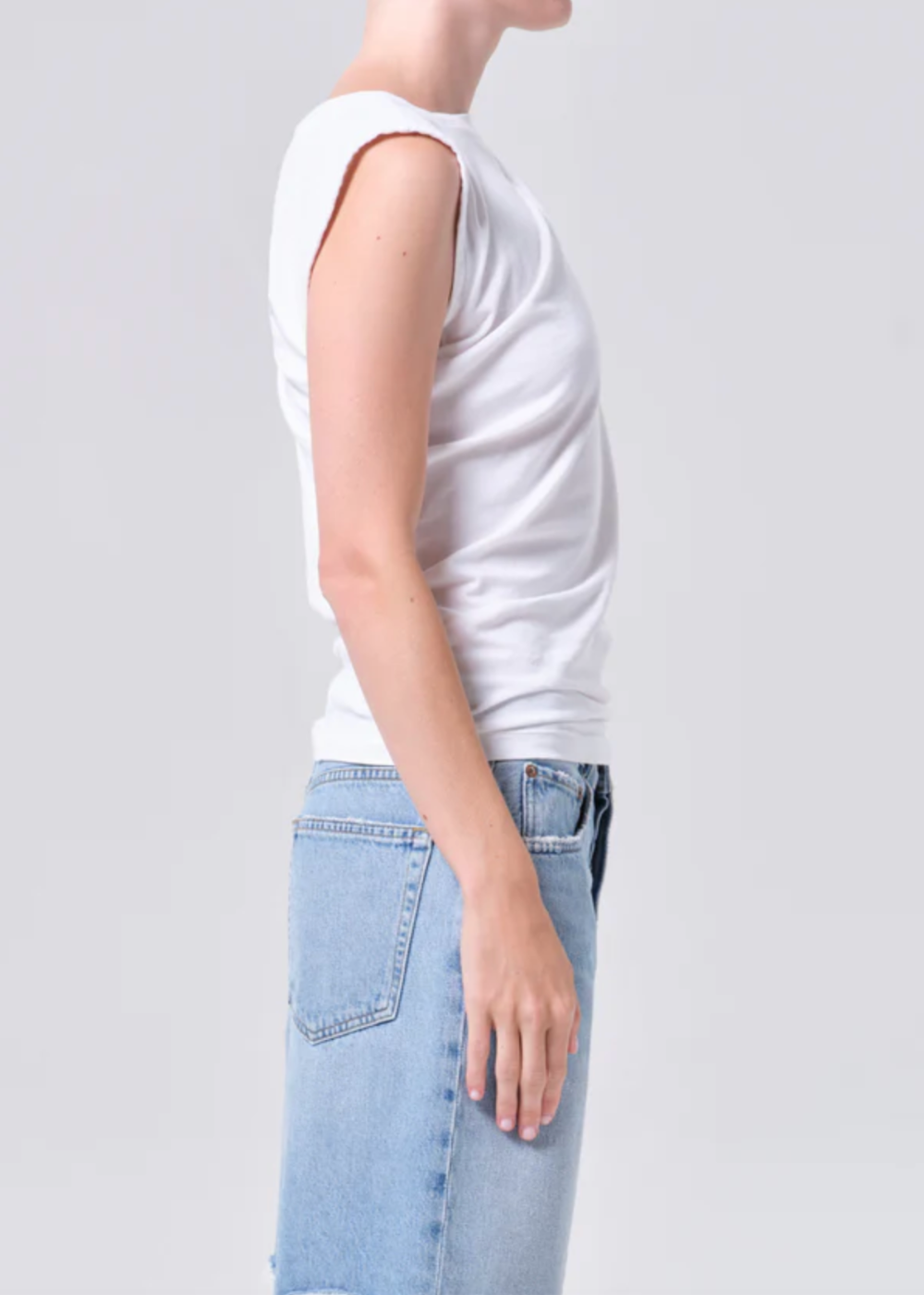 Beth Tee - White - AGOLDE Canada - Danali - A7390-1507-WHT