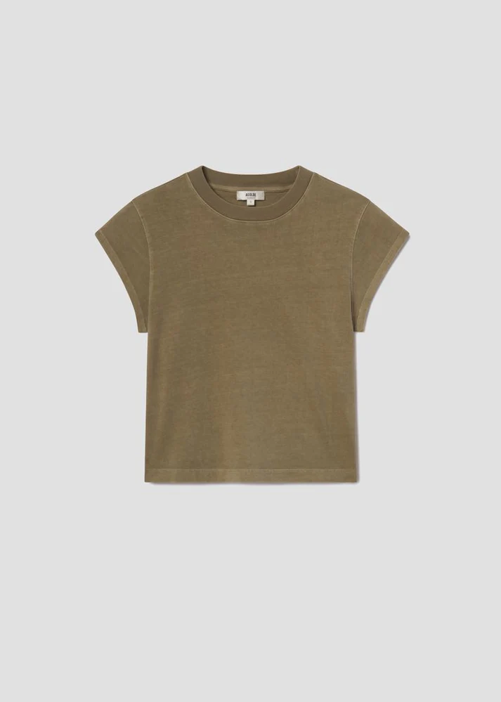 AGOLDE Bryce Cap Sleeve Tee Cholla - AGOLDE Canada - Danali