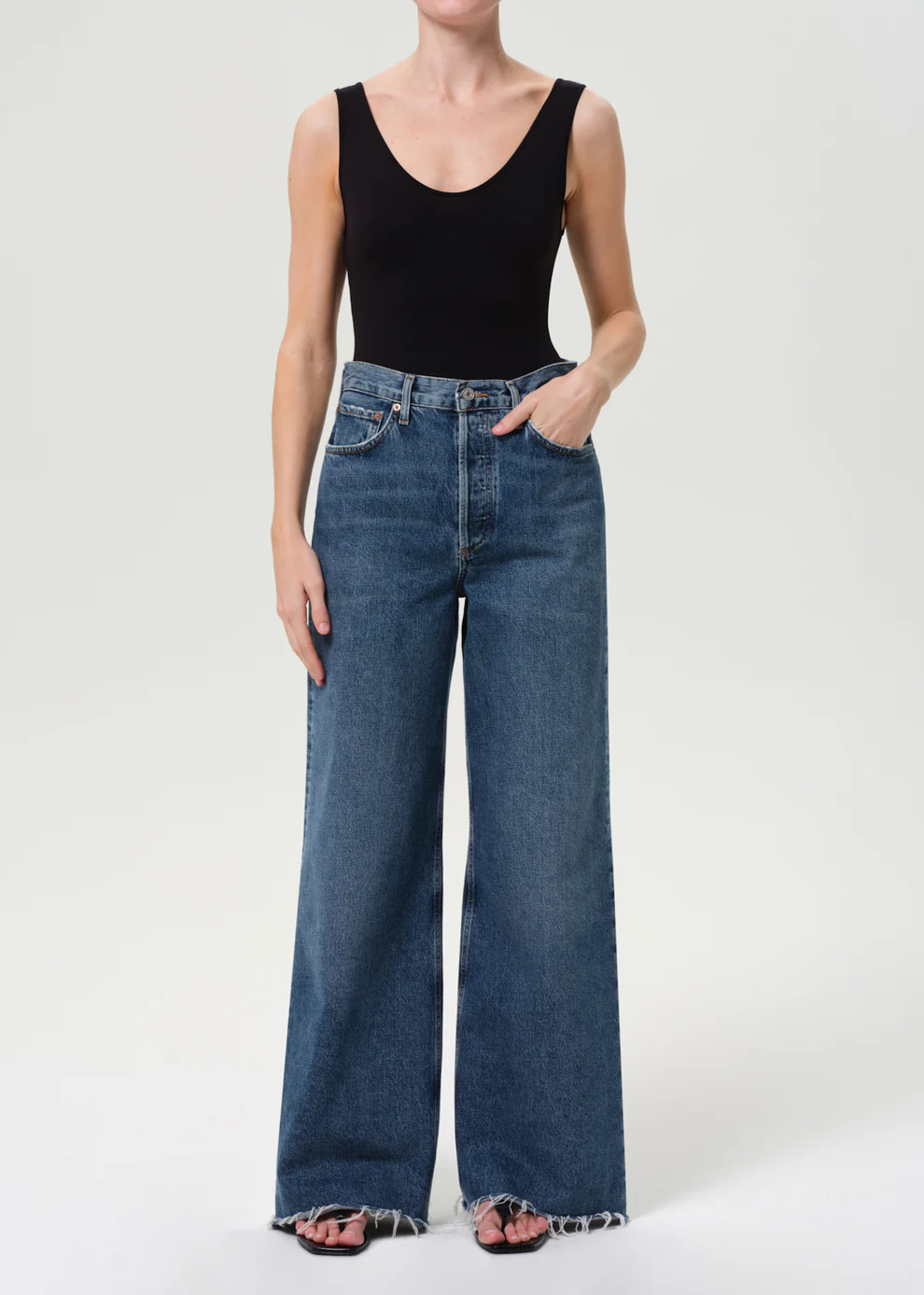 Dame High Rise Wide Leg Jean - Control - AGOLDE Canada - Danali