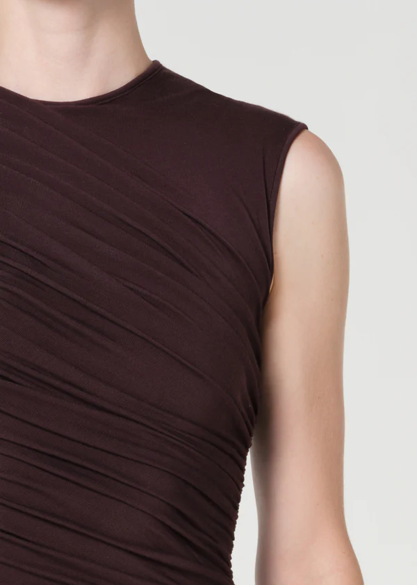 Ester Twist Dress - Root - AGOLDE Canada - Danali