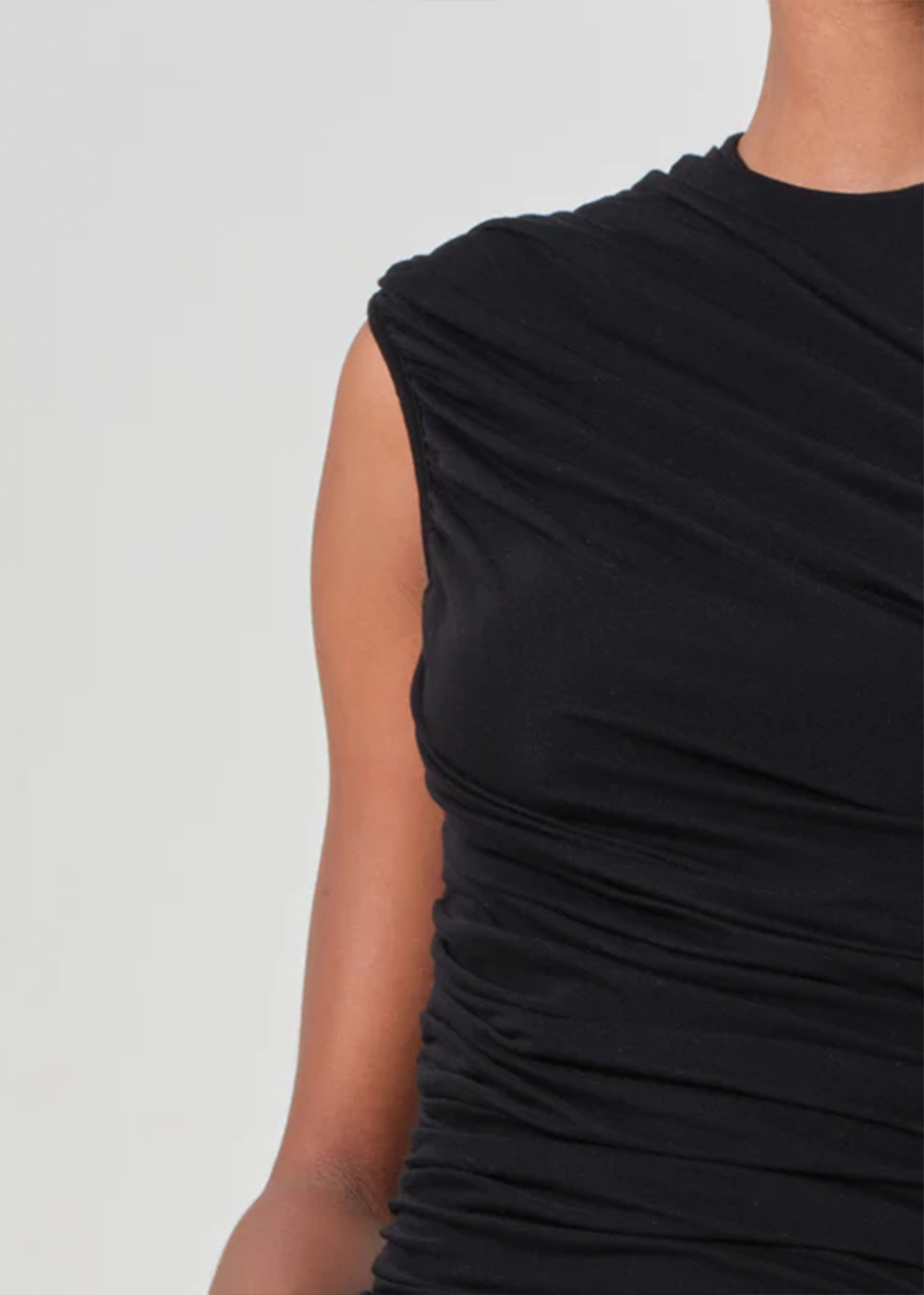 Ester Twist Sleeveless Top - Black - AGOLDE Canada - Danali