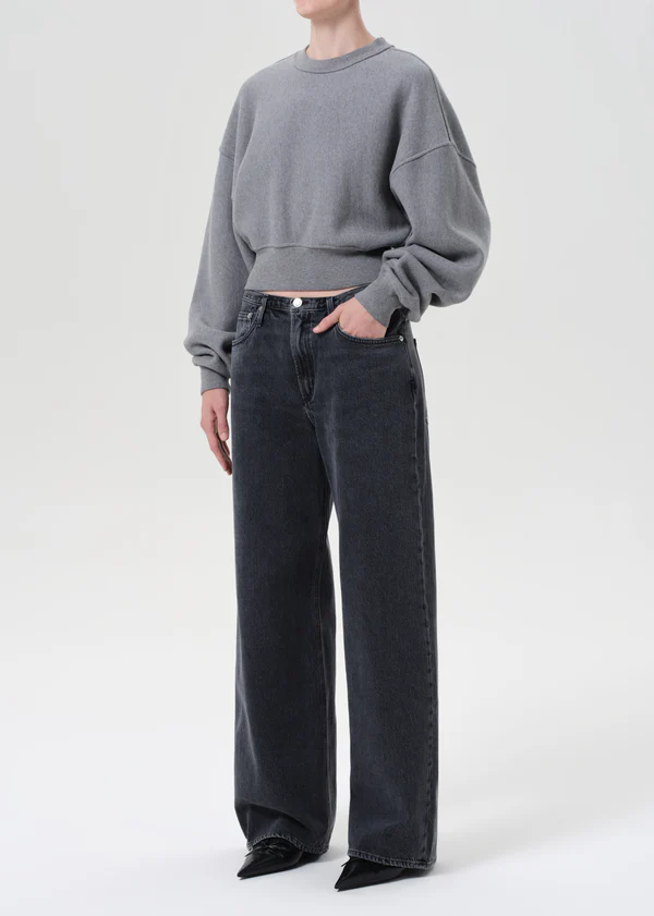 Kit Sweatshirt - Grey Heather - AGOLDE Canada - Danali
