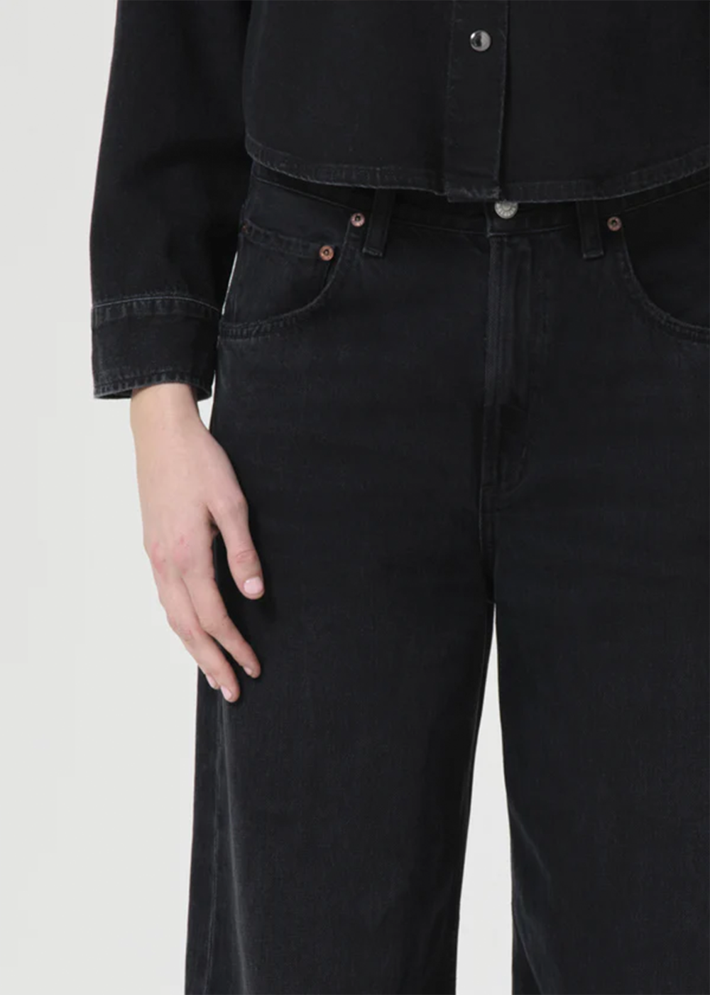 Low Curve Jean - Black Tar - AGOLDE Canada - Danali