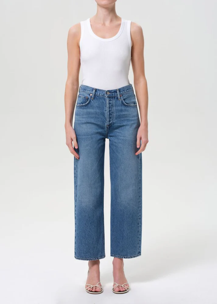 AGOLDE Ren High Rise Wide Leg Jean Shrine - AGOLDE Canada - Danali
