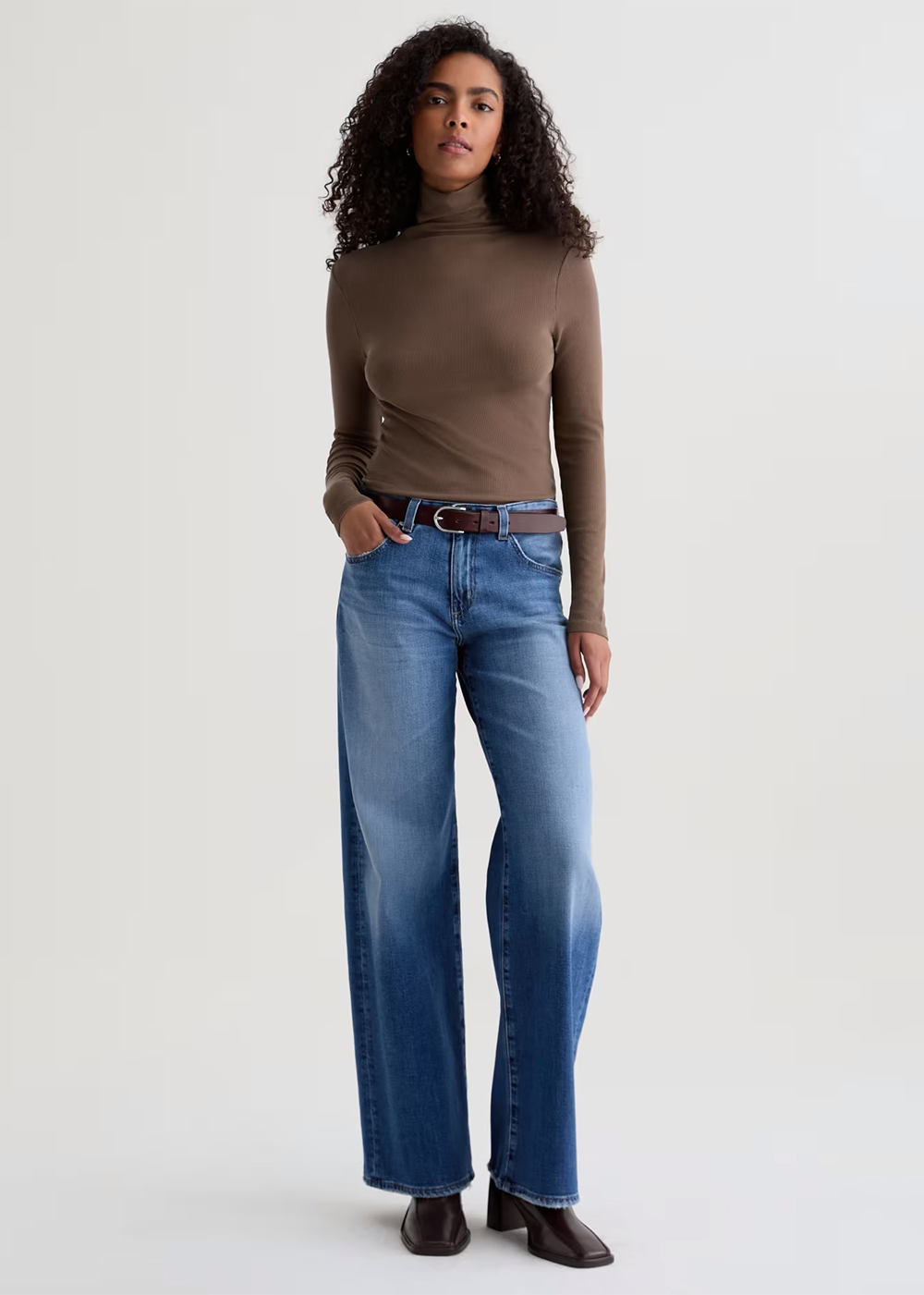 Adria Low Rise Wide Leg Jean - Headline - AG Jeans Canada - Danali