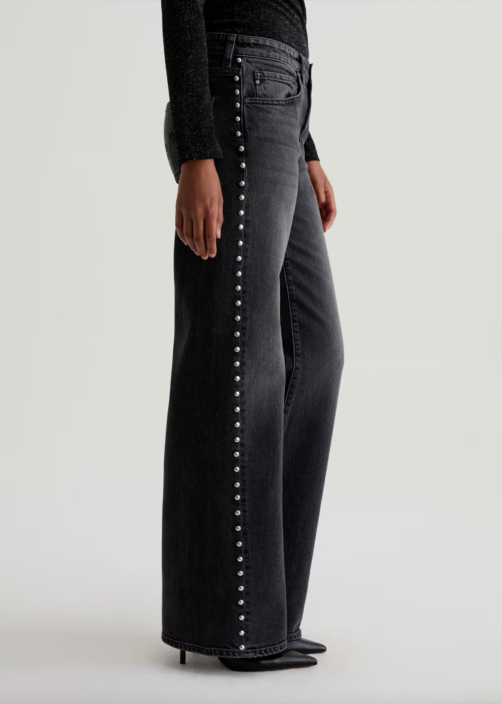 Adria Low Rise Wide Leg Jean - Immensity - AG Jeans Canada - Danali