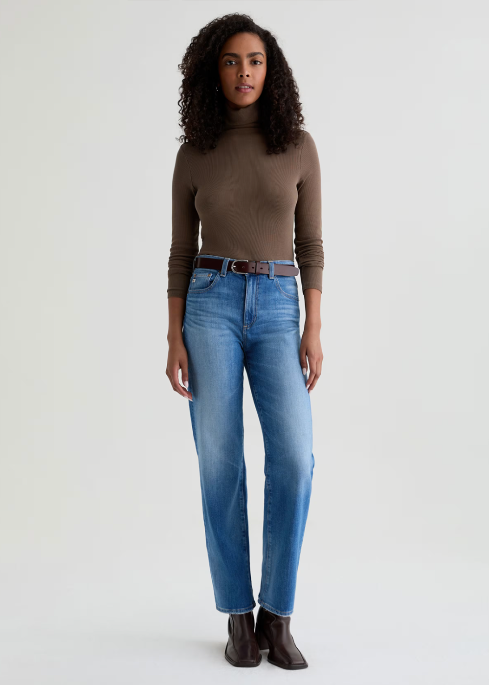 Brinley Mid Rise Straight Leg Jean - 13 Years Allure - AG Jeans Canada - Danali