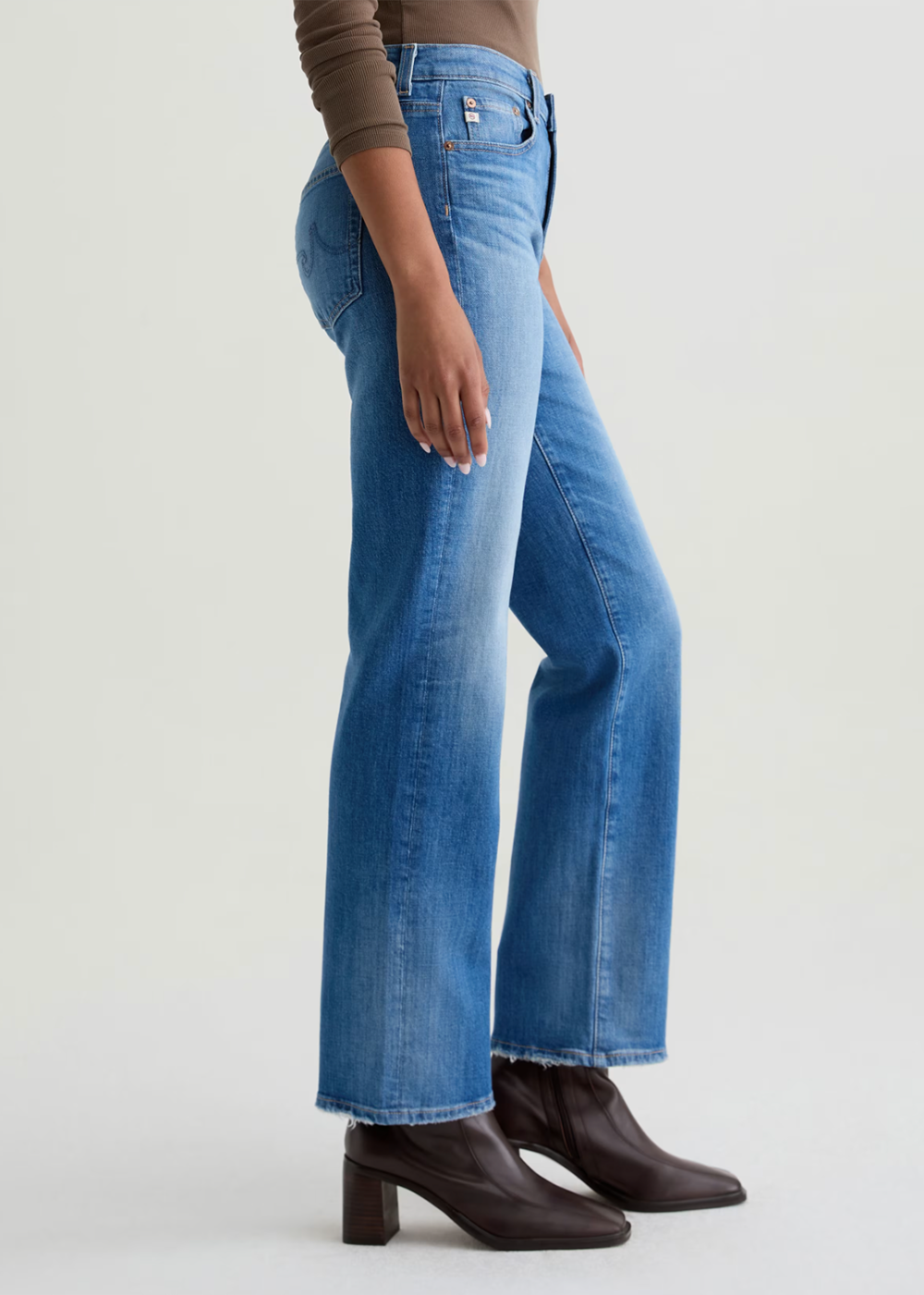 Brinley Mid Rise Straight Leg Jean - 13 Years Allure - AG Jeans Canada - Danali