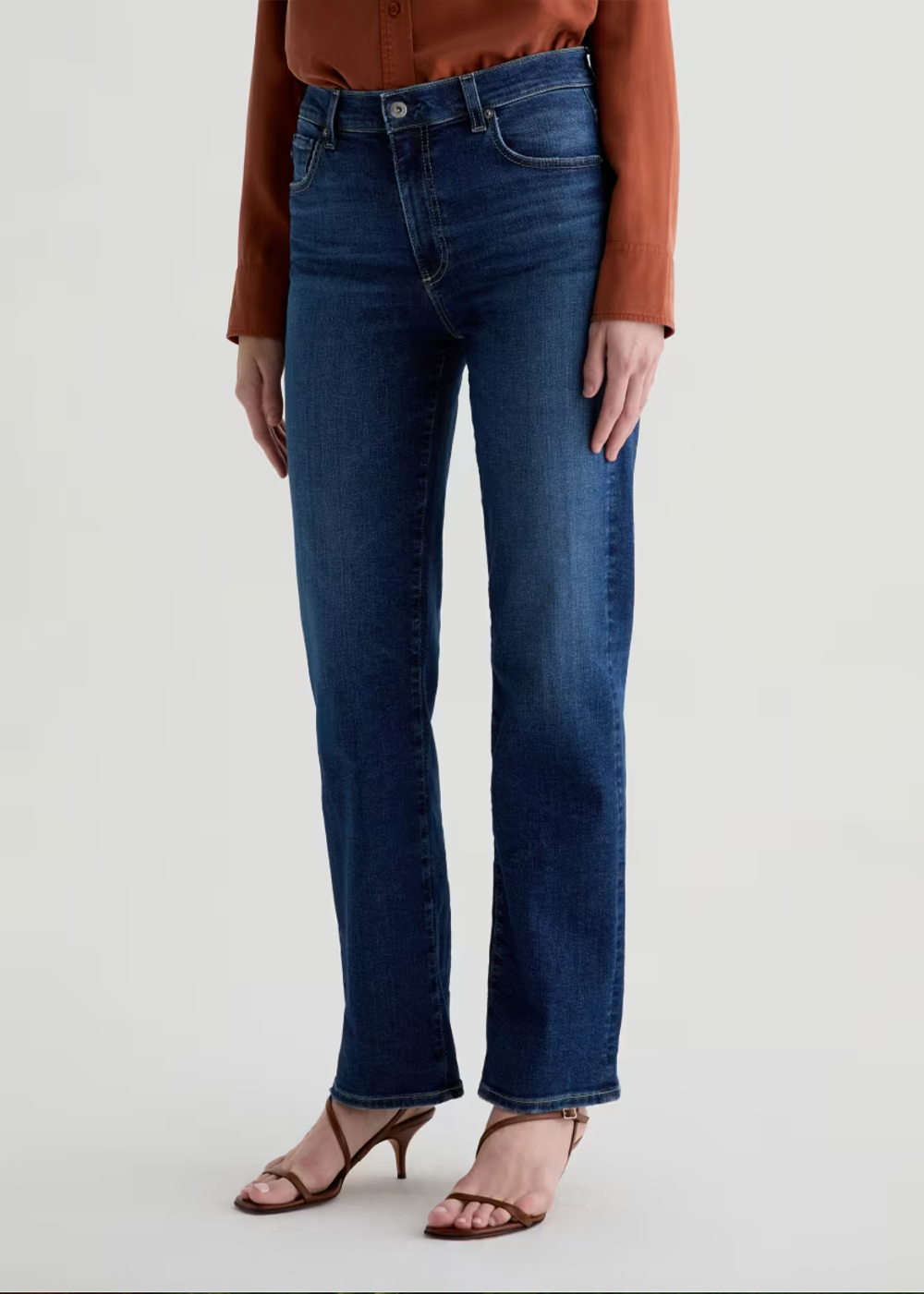 Brinley Mid Rise Straight Leg Jean - Poetic - AG Jeans Canada - Danali