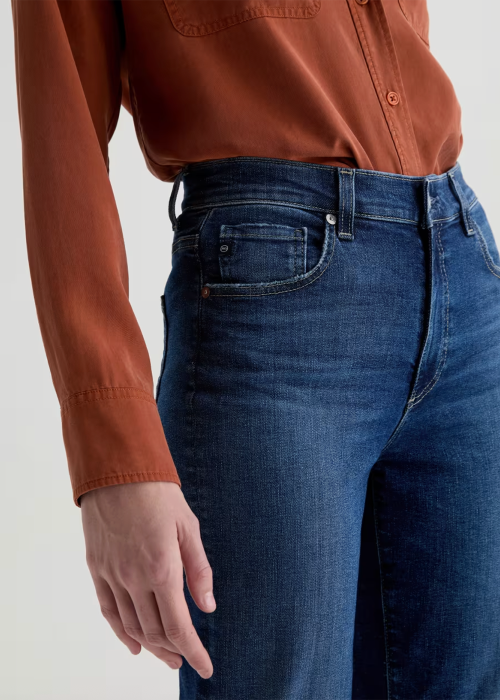 Brinley Mid Rise Straight Leg Jean - Poetic - AG Jeans Canada - Danali