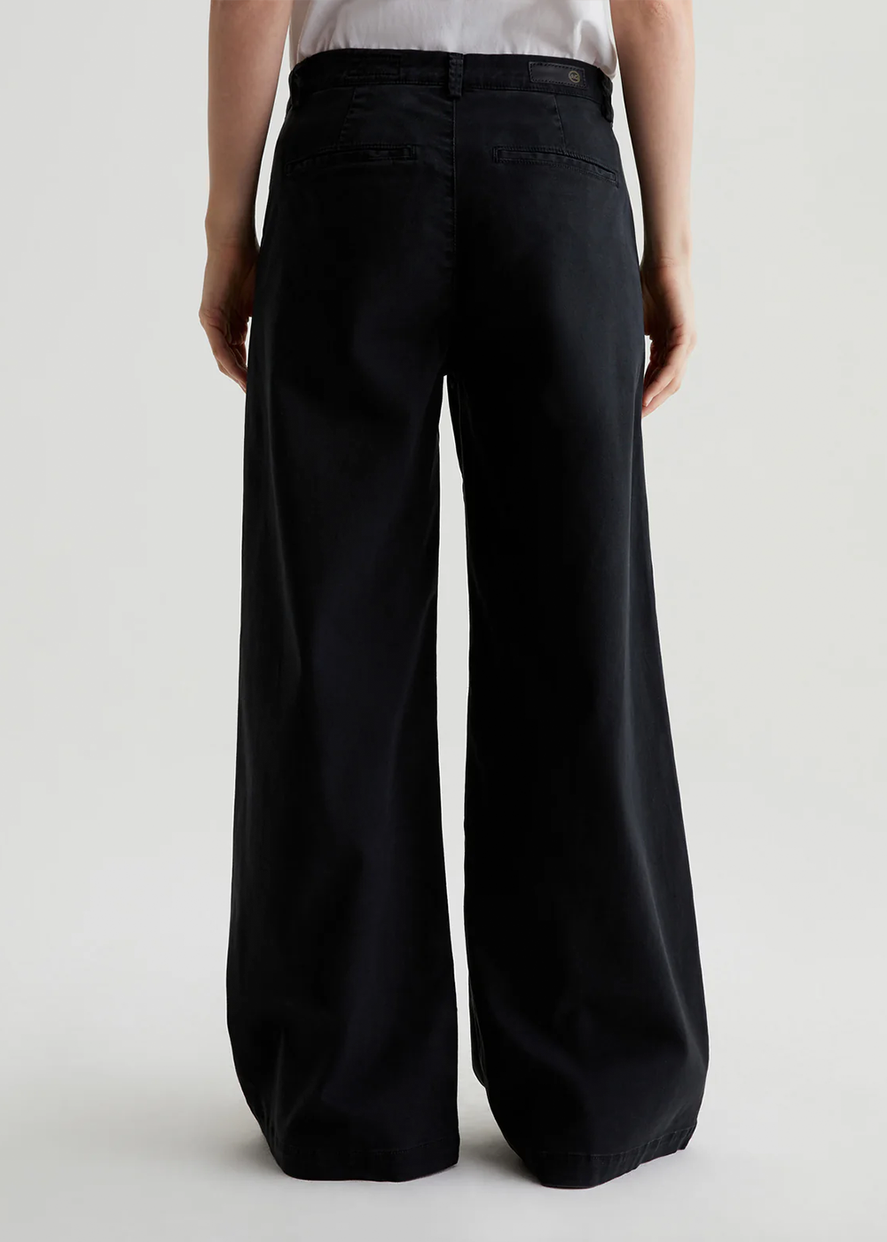 Caden Wide Leg Trouser - Sulfur Black - AG Jeans Canada - Danali