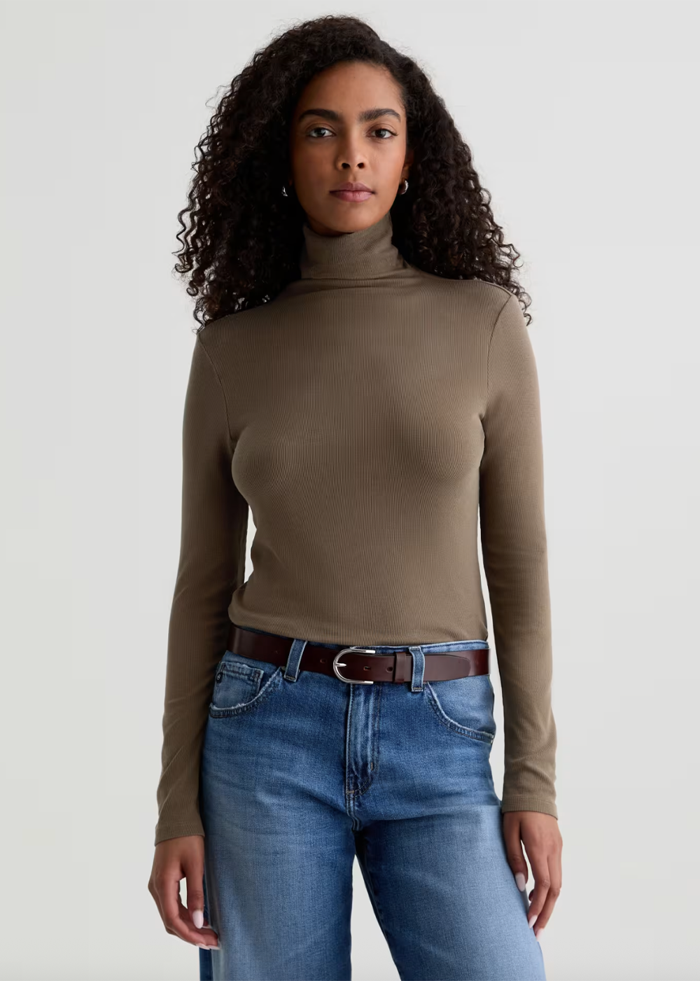 Chels Turtleneck - Taupe Grey - AG Jeans Canada - Danali